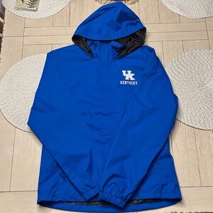 University of Kentucky Royal Blue Hooded Rain Jacket - Kids